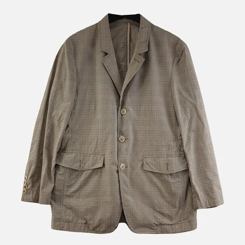 [BUNJANG] Men's Multicolor Check Jacket / 다채색 남자 체크 자켓 100 O0341