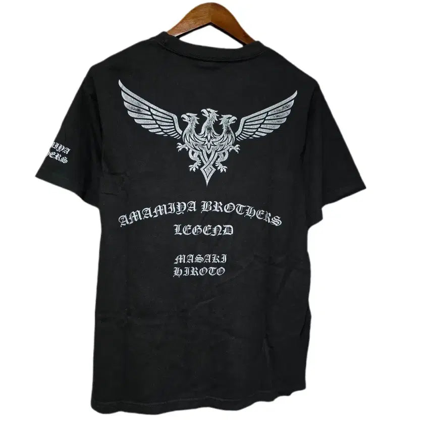[BUNJANG] HIGH&LOW Gothic Graphic Eagle Print T-Shirt / HIGH&LOW Gothic Graphic Eagle Print T