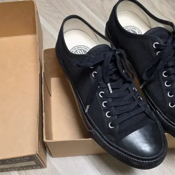 [BUNJANG] RRL Canvas Sneakers Black / RRL 캔버스 스니커즈  7.5D