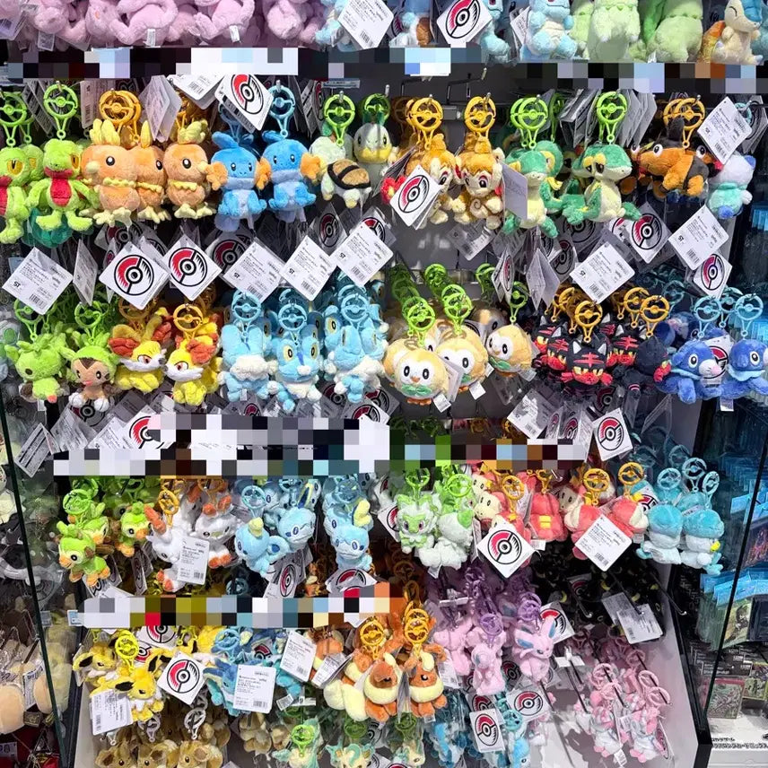 [BUNJANG] Pokemon Center Carabiner Keychain Set (Nurigon, Snorlax, Ditto, Mew, etc.) / 지금만!) 포켓몬센터 바배수량 카라비너 키링 누리공 잠만보 메타몽 뮤 등