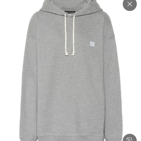 [BUNJANG] Acne Studios Face Logo Oversized Hoodie Unisex / 아크네 스튜디오 페이스 로고 오버핏 후드 유니섹스