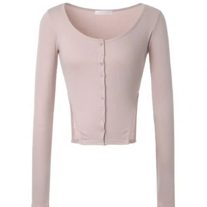 [BUNJANG] Threetimes Side Cutout Cardigan Pink / (옷장 정리) 쓰리타임즈 쓰탐 사이드 컷아웃 가디건 핑크