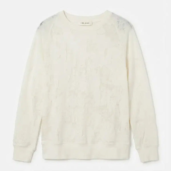 [BUNJANG] IRO JEANS White Vintage Sweatshirt S / IRO JEANS 화이트 빈티지 맨투맨 S