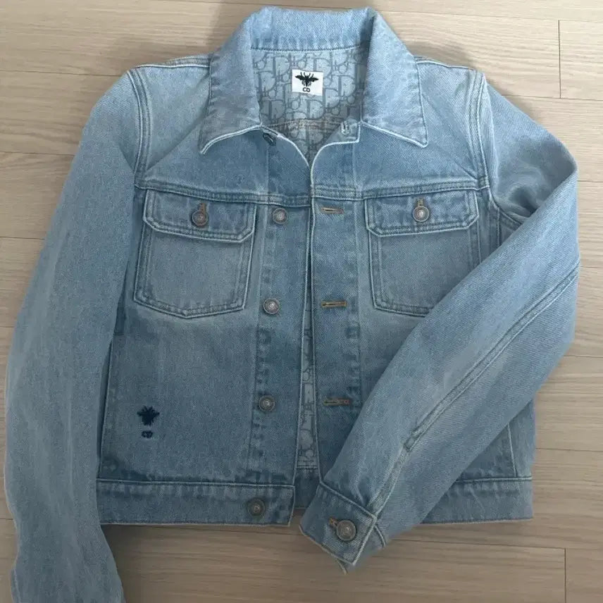 [BUNJANG] DIOR Dioriviera Denim Jacket Light Blue Stone Wash / DIOR 디올 디올리비에라 데님 자켓