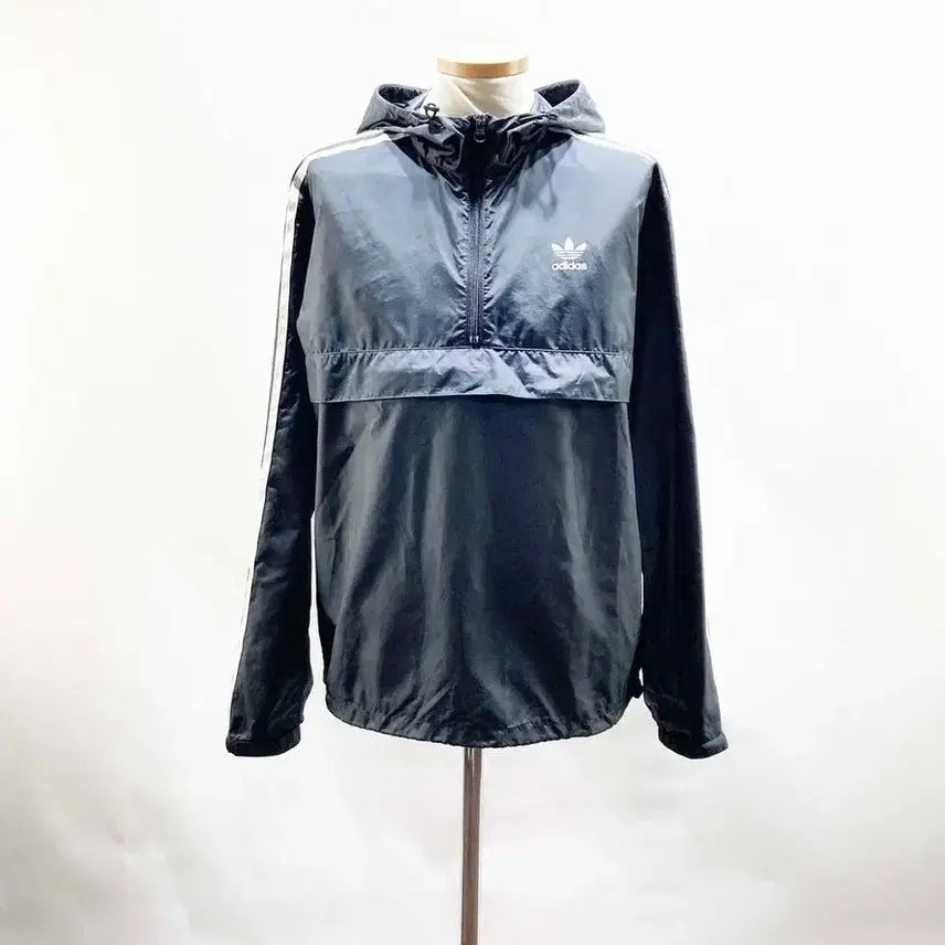 [BUNJANG] Adidas Pullover Windbreaker Anorak L / 아디다스 풀오버 윈드브레이커 아노락 L 진스센스
