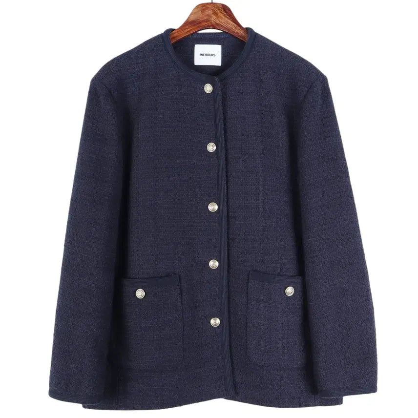 [BUNJANG] Hazzys WEHOURS Tweed Jacket Women's M / 헤지스 위아워스 WEHOURS 트위드 자켓 / k6513