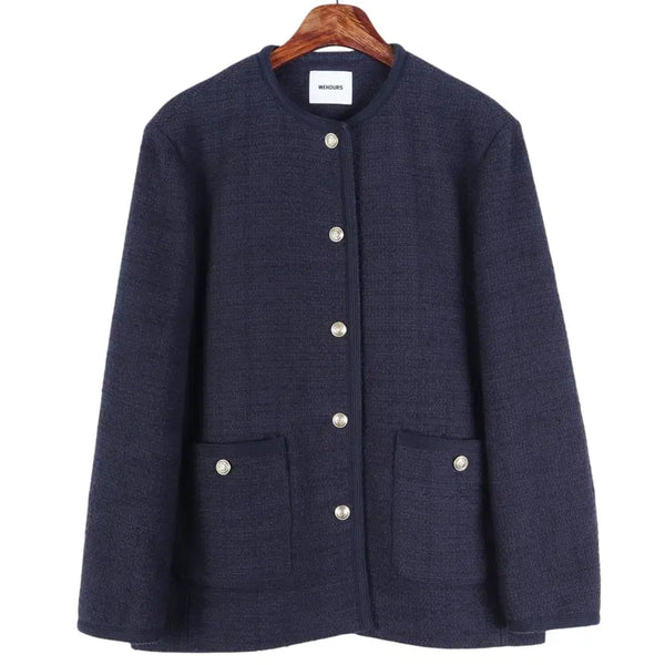 [BUNJANG] Hazzys WEHOURS Tweed Jacket Women's M / 헤지스 위아워스 WEHOURS 트위드 자켓 / k6513