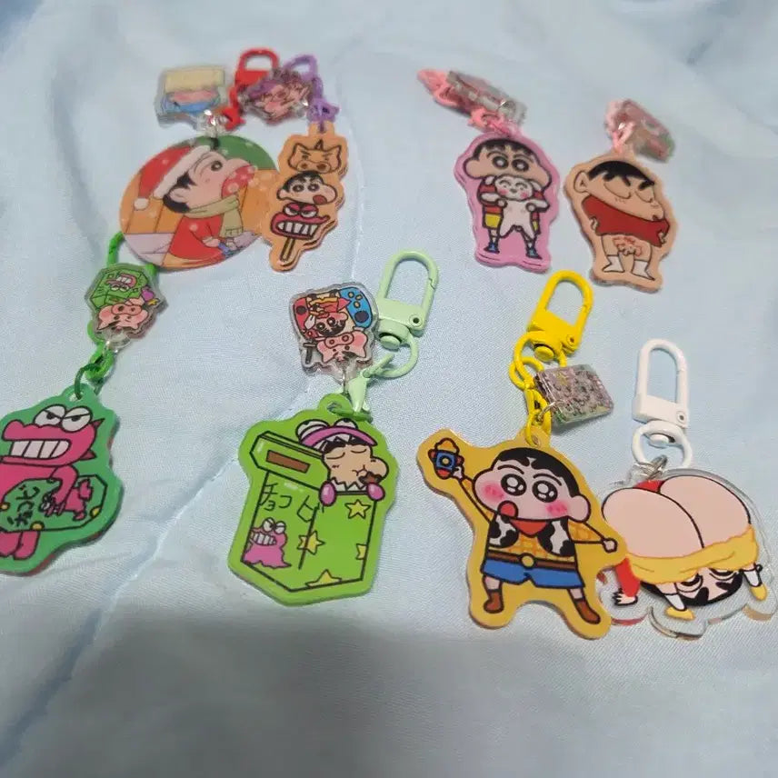 [BUNJANG] Crayon Shin-chan Acrylic Keyring / 짱구 아크릴 키링