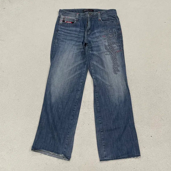 [BUNJANG] Retro Washed Denim Pants / 70 후부 레트로 워싱 데님 팬츠 0812