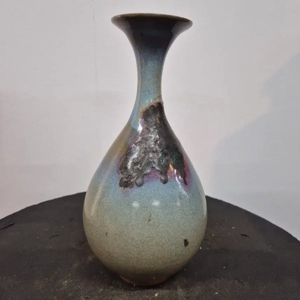 [BUNJANG] Junyo Joseon Dynasty Celadon White-Ground Tea Jar / 균요 자반문 옥호춘병