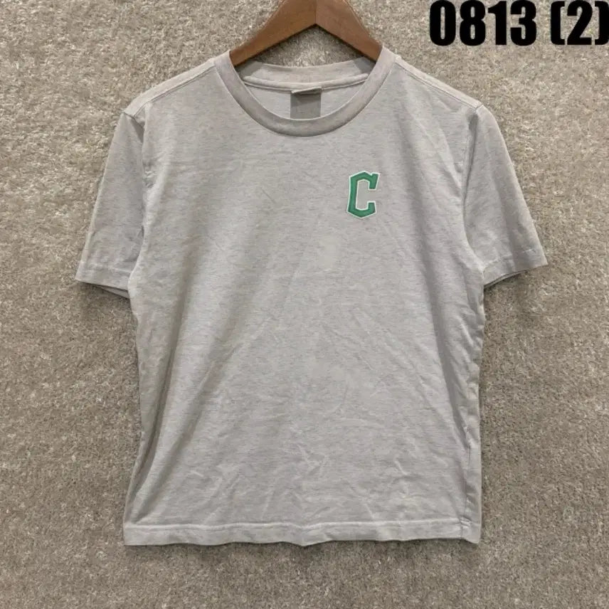 [BUNJANG] MLB Champion T-Shirt Gray C Logo L / Mlb 챔피온 반팔티 회색 C로고 L