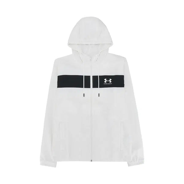 [BUNJANG] Under Armour Hooded Windbreaker White / 언더아머 후드 바람막이 화이트