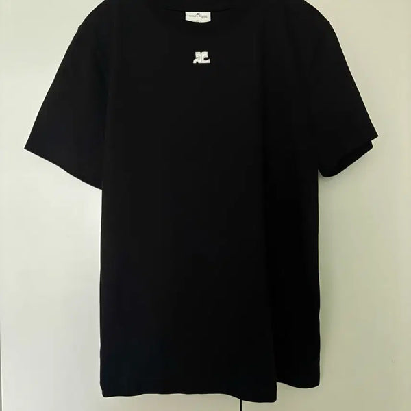 [BUNJANG] Courreges Logo Short Sleeve T-Shirt / 꾸레주 꾸레쥬 로고 반팔 티셔츠 오눅 차정원