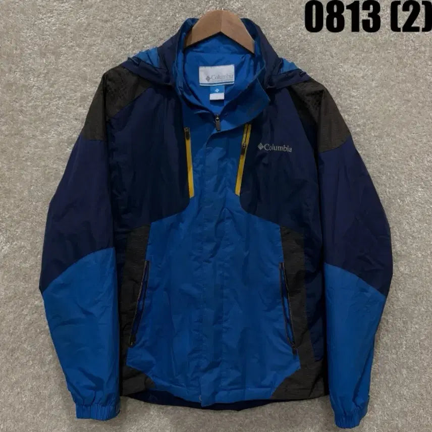 [BUNJANG] Columbia Windbreaker Jumper Blue/Navy L / 컬럼비아 바람막이 점퍼 블루/네이비 L