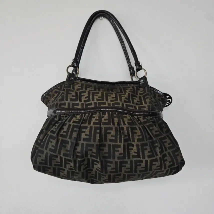 [BUNJANG] Fendi Zucca FF Logo Shoulder Bag / 펜디 주카 FF로고 숄더백 급처
