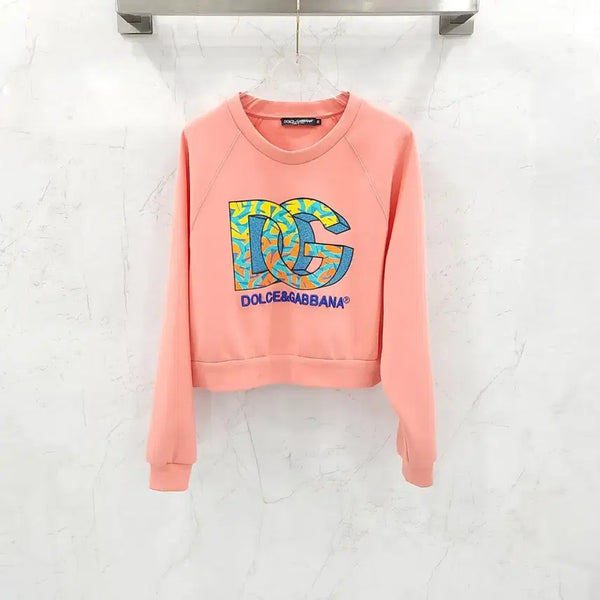 [BUNJANG] Dolce & Gabbana Embroidered Logo Sweatshirt / 36 / 돌체앤가바나 자수 로고 맨투맨