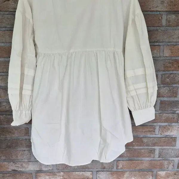 [BUNJANG] Ivory Long Blouse / (일본)아이보리 롱 블라우스