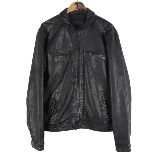 [BUNJANG] AllSaints Goat Leather Jacket - Medium / 올세인츠 ALLSAINTS 고트 레더 자켓 M / k6520