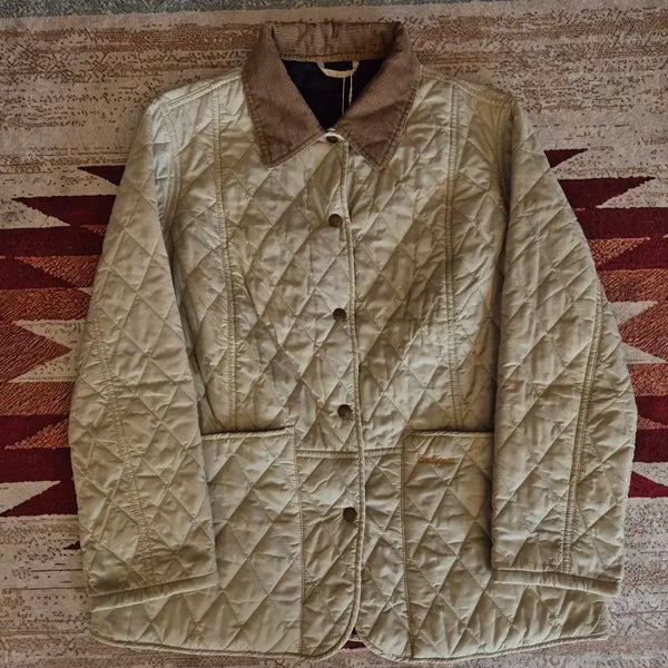 [BUNJANG] Barbour Summer Readysdale Quilted Jacket Beige Size 44 / 바버 썸머 리데스데일 퀼팅 자켓 (44)