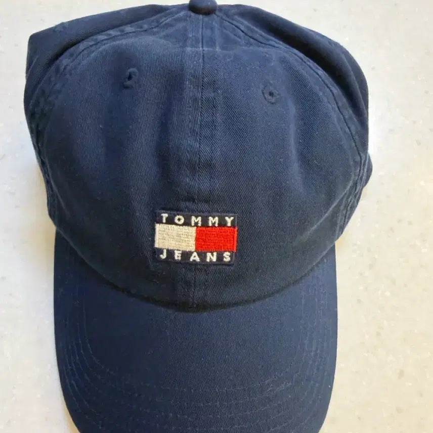 [BUNJANG] Tommy Hilfiger Navy Baseball Cap / 타미 볼캡 네이비