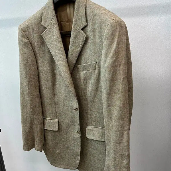 [BUNJANG] Burberry London Check Linen Jacket / 110) 버버리 런던 체크 린넨자켓