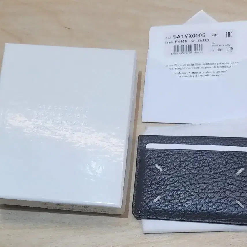 [BUNJANG] Maison Margiela Navy Card Holder Full Box Set / 풀구성 마르지엘라 카드지갑 네이비