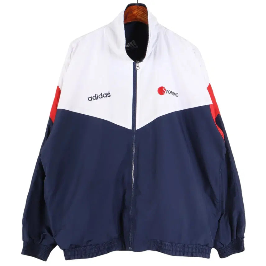 [BUNJANG] Adidas 90s Sportime Windbreaker Jacket 105 / 아디다스 ADIDAS 90s SPORTIME 바람막이 105 / k6486