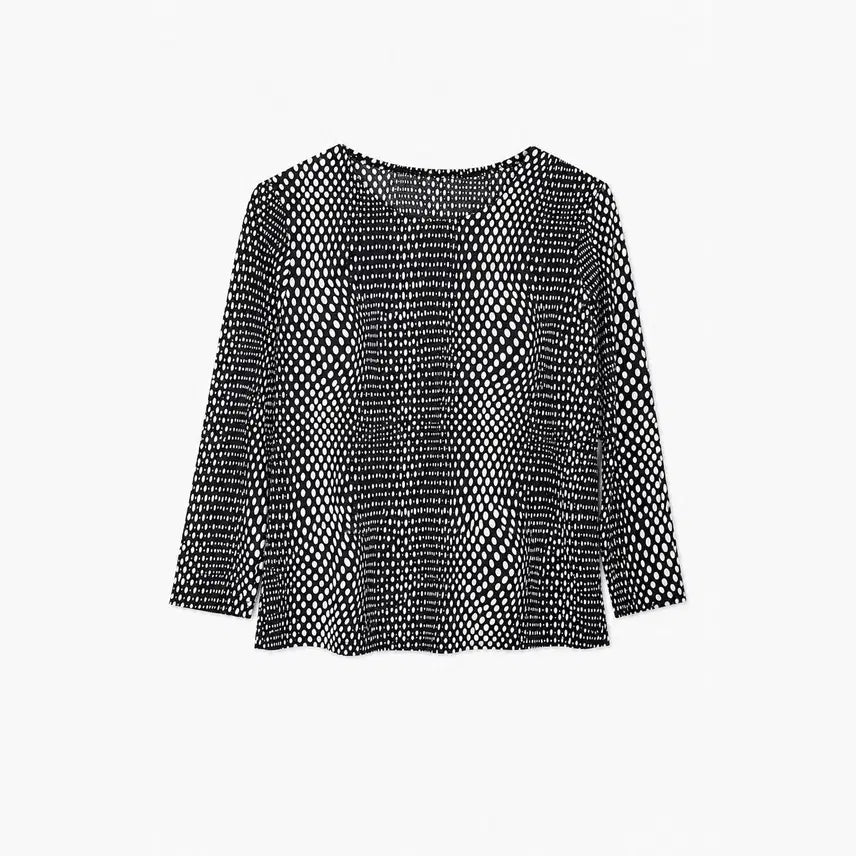 [BUNJANG] SPECCHIO 100% Polyester Polka Dot T-Shirt Women / SPECCHIO 스피치오 폴리100% 도트 티셔츠 - Women (6694)