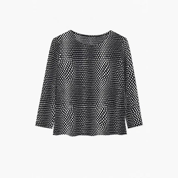 [BUNJANG] SPECCHIO 100% Polyester Polka Dot T-Shirt Women / SPECCHIO 스피치오 폴리100% 도트 티셔츠 - Women (6694)