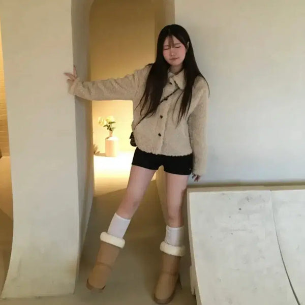 [BUNJANG] Fleece Jacket / 뽀글이 자켓