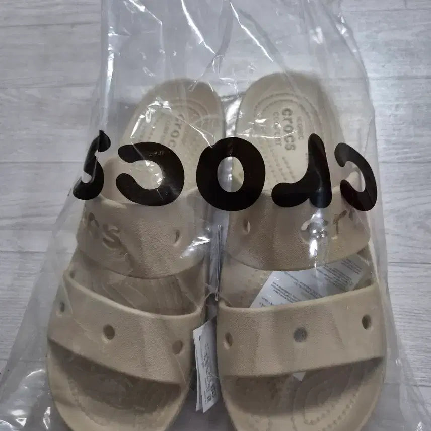 [BUNJANG] Crocs Beige Bayha Platform Sandals / 크록스 베이지 바야 플랫폼 샌들 W8