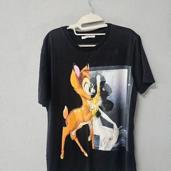 [BUNJANG] Givenchy Bambi Short Sleeve T-Shirt Black / 지방시 뱀비 반팔 티셔츠 블랙