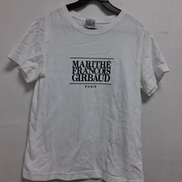 [BUNJANG] Marithe Francois Girbaud T-shirt White / 마리떼 프랑소와 저버드 반팔 티셔츠 화이트