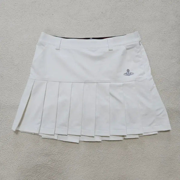[BUNJANG] Vivienne Westwood Golf Pleated Skirt / 비비안웨스트우드 골프웨어 플리츠 스커트 급처