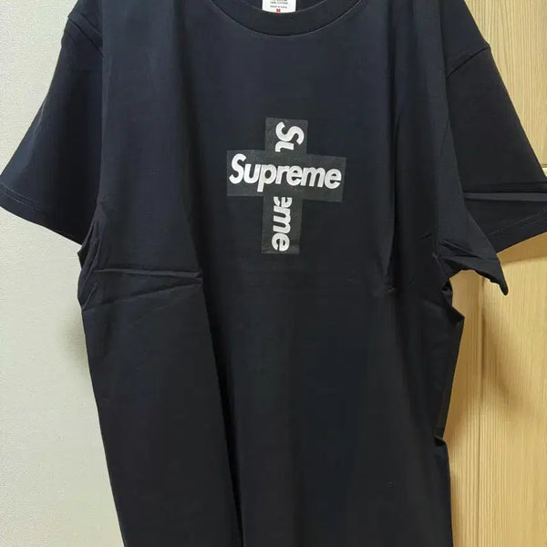[BUNJANG] Supreme Cross Box Logo T-Shirt / 슈프림 크로스 박스 로고 반팔 M 한번착용세탁