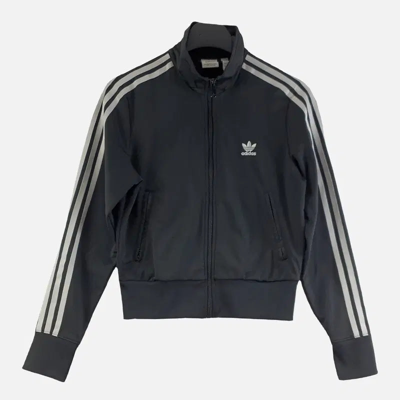 [BUNJANG] Adidas Black Women's Track Top Jacket M / 아디다스 블랙 여자 트랙탑 자켓 M O0346