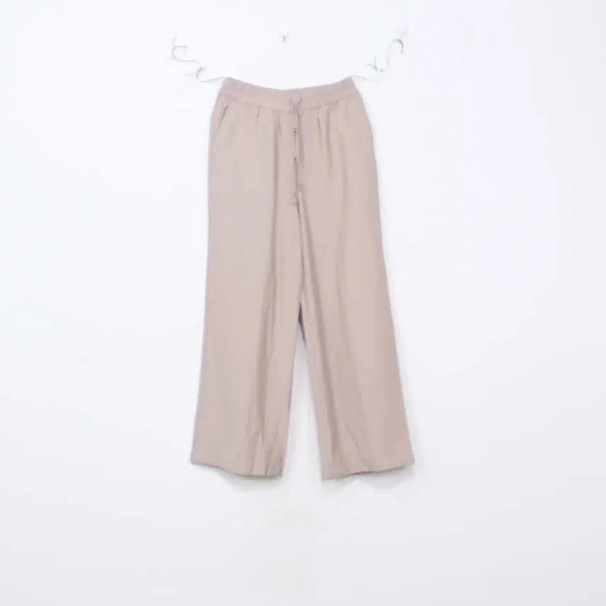 [BUNJANG] MORGAN Women's Beige Banding Slacks - Nylon/Rayon Blend / [정품] 모르간 여성밴딩팬츠 슬랙스 2026 최신상 55사이즈 정인샵
