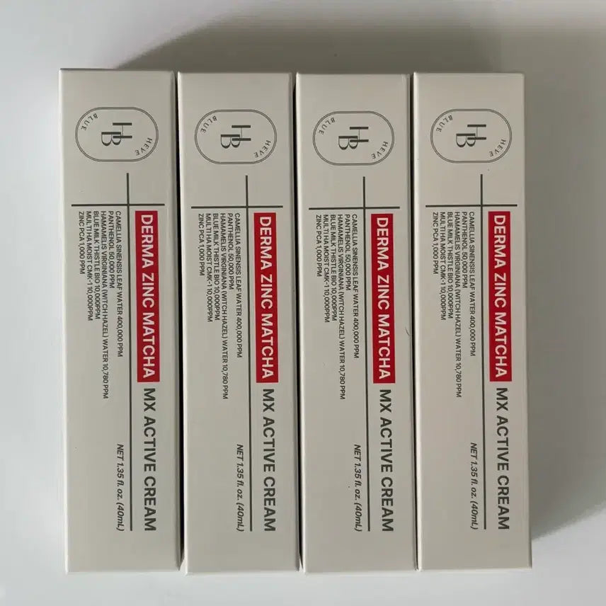 [BUNJANG] Hev Blue Derma Zinc Matcha MX Active Cream / 헤브블루 더마 징크 말차 MX 액티브 크림
