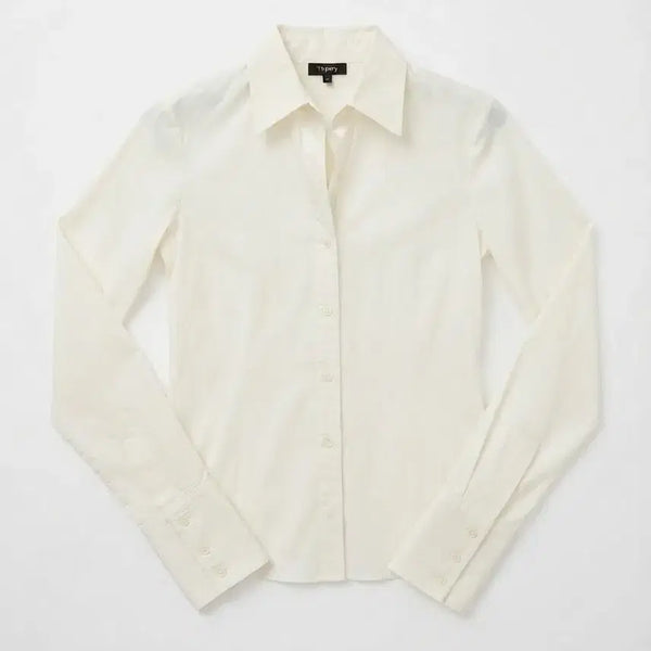 [BUNJANG] Theory White Shirt Size 6 / 띠어리 화이트 셔츠 6사이즈