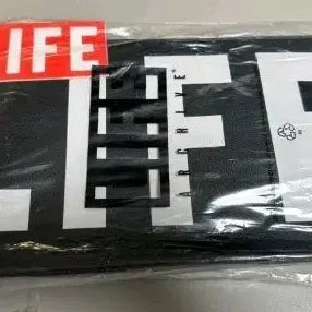 [BUNJANG] LIFE Black Clutch Bag / 라이프 블랙 클러치 백.