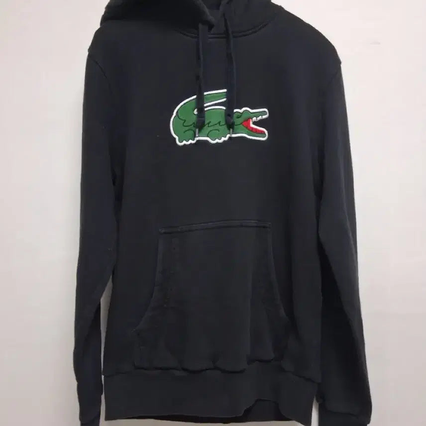 [BUNJANG] Lacoste Black Hoodie / 라코스테 후드티 블랙