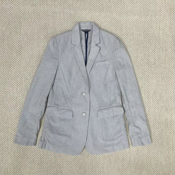 [BUNJANG] Tommy Hilfiger Striped Women's Jacket / 타미힐피거 스트라이프 여성 자켓 44~슬림55