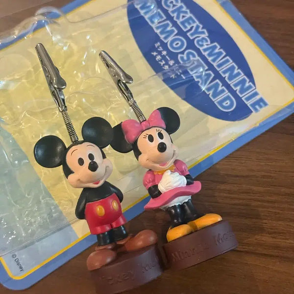 [BUNJANG] Mickey & Minnie Mouse Memo Holder / 미키미니 메모꽂이
