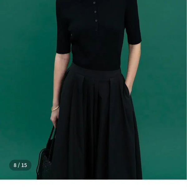 [BUNJANG] Orr Viscose Pique Knit Black / (새상품) 오르 orr 비스코스 피케 니트