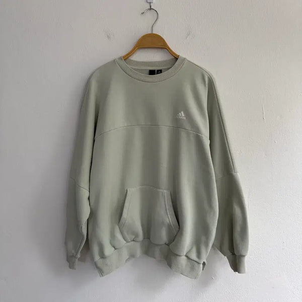 [BUNJANG] Adidas Wording Oversized Sweatshirt Size S / [S] 아디다스 워딩 오버핏 맨투맨