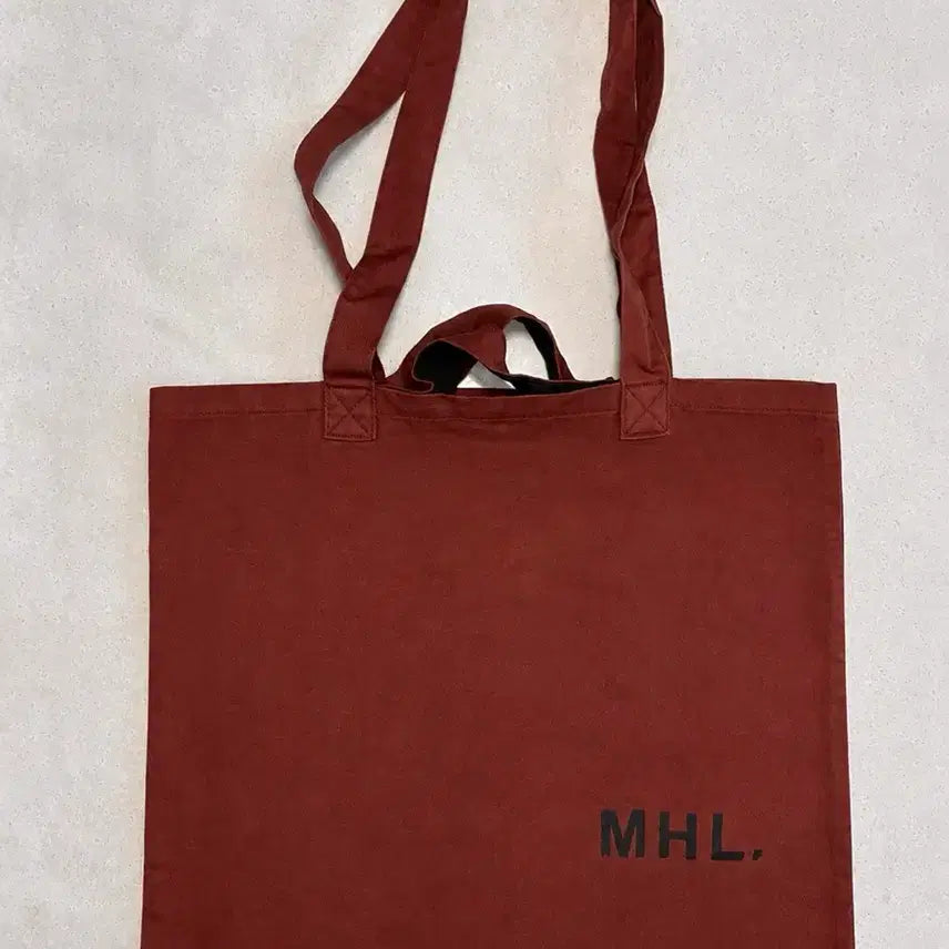 [BUNJANG] Margaret Howell MHL. Red Canvas Tote Bag / MHL. 마가렛호웰 토트백 레드