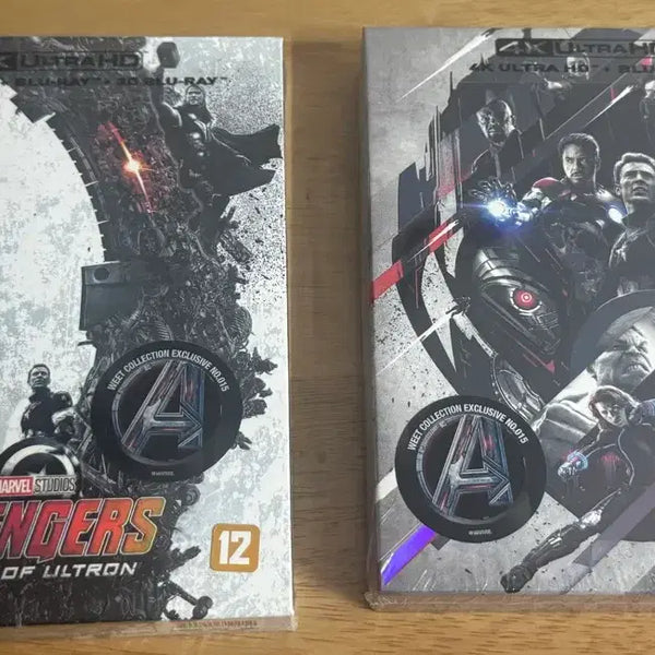 [BUNJANG] Avengers: Age of Ultron Full Slip Steelbook Set / 어벤져스 에이지 오브 울트론 풀슬립 스틸북 2종
