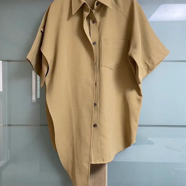 [BUNJANG] System Shirt Blouse / 시스템 셔츠 블라우스
