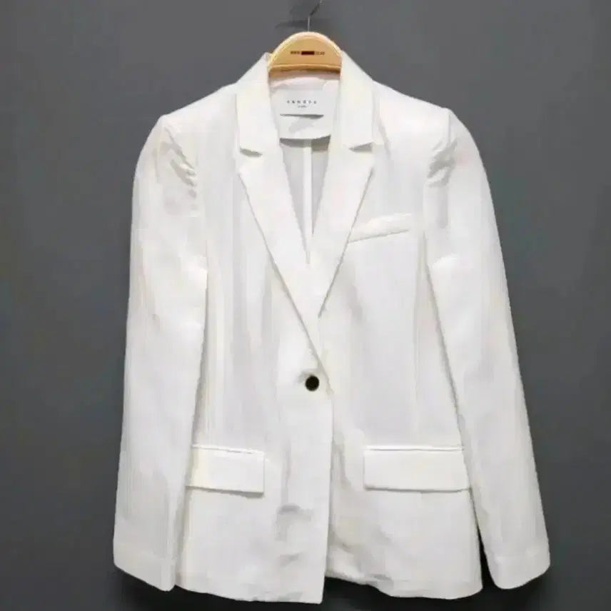[BUNJANG] Sandro Women's Linen Jacket Size 44 / [국내택정품] 산드로 여성 린넨 자켓 44사이즈
