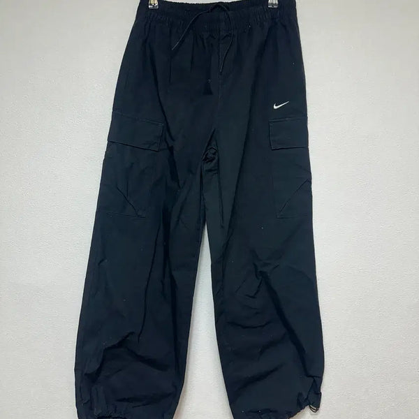 [BUNJANG] Nike Black Wide Cotton Pants L / 나이키 블랙 와이드 면팬츠 L